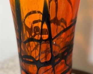 CYS Excel Blown Art Glass Vase	11x7.5x4.5in	HxWxD