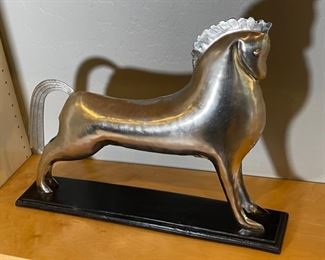 Metal  Spanish Horse Decor	15x20x4in	HxWxD