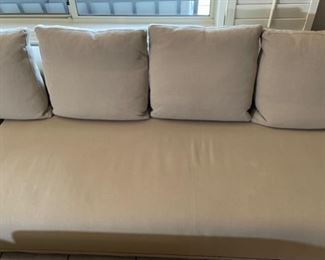 B&B Italia Contemporary Fabric Sofa & Ottoman	30in H x 4in D x 125-82in	HxWxD