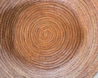 Neiman Marcus Weave Metal Rim Centerpiece Bowl	19in Diameter