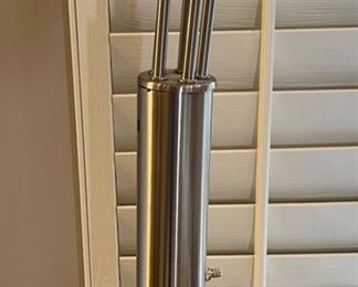 5 Head Contemporary Arc Lamp	92in H x 46in Reach	