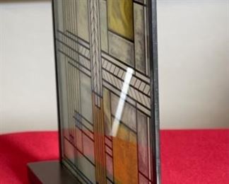 Frank Lloyd Wright Ward W. Willits House Skylight Glass Panel	Panel: 10in x 10in	
