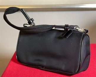Authentic Sm Prada Clutch Purse in box	5x9.5x2.5in	HxWxD