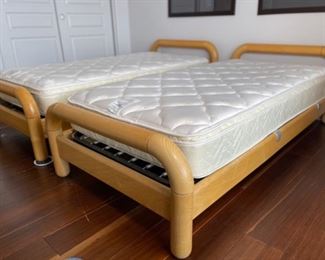 #1 Twin Bed Italian Gardenia Luciano De Gennaro for Brivio	36x29x84in	HxWxD