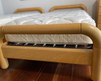 #1 Twin Bed Italian Gardenia Luciano De Gennaro for Brivio	36x29x84in	HxWxD