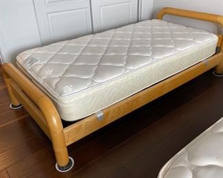 #2 Twin Bed Italian Gardenia Luciano De Gennaro for Brivio	36x29x84in	HxWxD