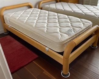 #2 Twin Bed Italian Gardenia Luciano De Gennaro for Brivio	36x29x84in	HxWxD