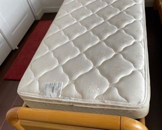 #2 Twin Bed Italian Gardenia Luciano De Gennaro for Brivio	36x29x84in	HxWxD