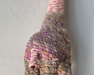 Artist Made Fabric Giraffe	16in H	