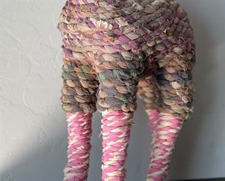 Artist Made Fabric Giraffe	16in H	