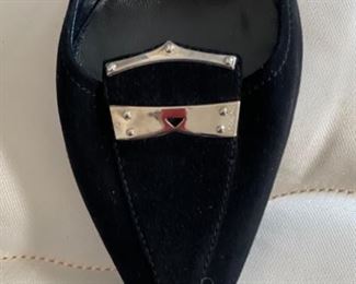 Prada Vero Cuoio Open Heel SZ 38	37 1/4	