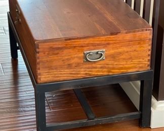 Solid Wood Coffee Table Chest/Trunk on Stand	20x40x21in	HxWxD