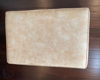 Microfiber Contemporary  Ottoman	