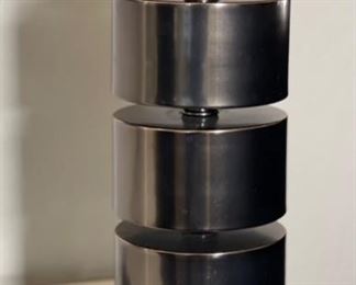 Contemporary Stacked disc Lamp	28in H x 20in Diameter	