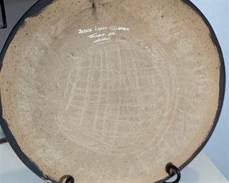 Jesus Lopez Tonala Mexico Platter w/ Stand	15.75in Diameter	