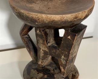 Rustic Wood Decor Stand	8in H x 7.5in Dia	