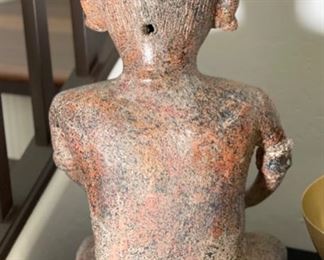 Mazatlan Mexico Ceramic Statue Folk art	24x13x13in	HxWxD