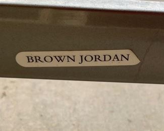 AS-IS Brown Jordan Chaise Lounge Chair Metal Frame	76in Long x 29in W