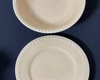 71 pc JC Penney Home Collection PEARL Yellow Dish Set	