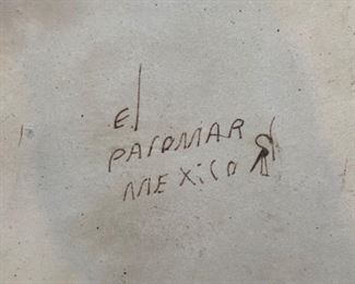 2pc Ken Edwards El Palomar Au Gratin Dish Tonala PAIR	16in & 14in	