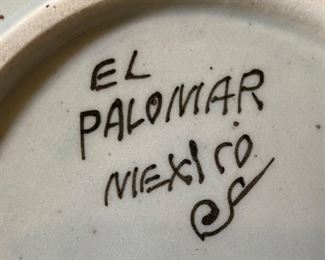 2pc Ken Edwards El Palomar 1 Handle Covered Casserole Dishes Tonala PAIR	10in & 8in Long	