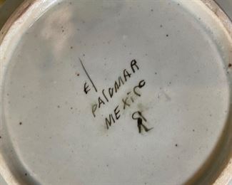 2pc Ken Edwards El Palomar 1 Handle Covered Casserole Dishes Tonala PAIR	10in & 8in Long	