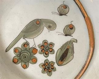 Ken Edwards El Palomar Apricot Shape Plate Tonala	11in Long	