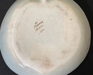 Ken Edwards El Palomar Apricot Shape Plate Tonala	11in Long	