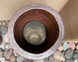 #1 Lg Ceramic Vase Pot	40 in H x 17in Diameter