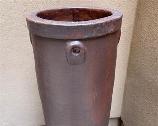 #2 Lg Ceramic Vase Pot	40 in H x 17in Diameter	