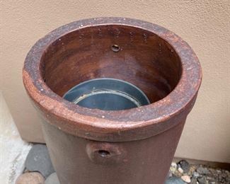 #2 Lg Ceramic Vase Pot	40 in H x 17in Diameter	