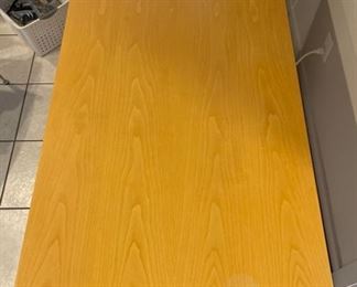 Cassini 80s Modern Natural Wood Desk	28x55x28in	HxWxD