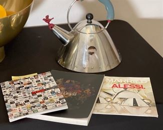 Iconic Michael Graves for Alessi Kettle	9in H x 9in diameter	