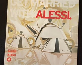 Iconic Michael Graves for Alessi Kettle	9in H x 9in diameter	