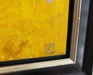 Original art callas flowers	38x21in	