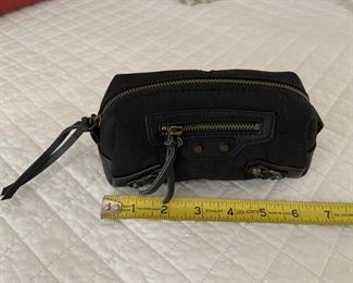 Balenciaga Leather Cosmetic Pouch Wallet	6.5in x 3in tall	
