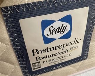 Queen Size Sealy Posturepedic Posturetech Plus Burkewood	60in x 78in	
