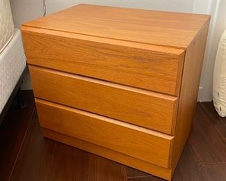 scova dixie mid century night stand Pair	26in W x 18in D x 22.5in H	
