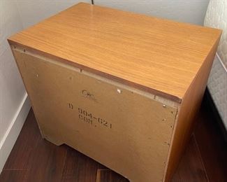 scova dixie mid century night stand Pair	26in W x 18in D x 22.5in H	
