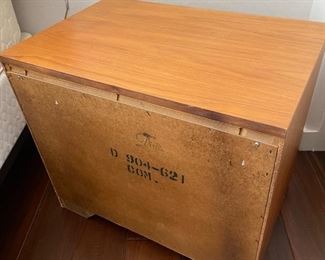 scova dixie mid century night stand Pair	26in W x 18in D x 22.5in H	
