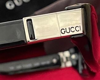 GUCCI 1990 Vintage Mens Black Designer Sunglasses Mod. GG 1153/S D28	N/A	
