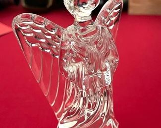 Waterford Lead Crystal Guardian Angel Sculpture Signed Figurine	6in Tall x 3.5in wide	

