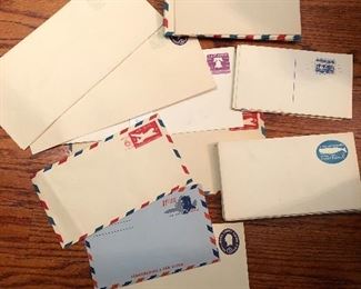 Collectible stamp and stamped envelopes