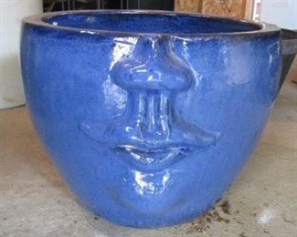Large, Beautiful, Glazed Planting Pot- 20" in Diameter, 16" Tall