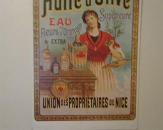 Vintage Style Advertising on Heavy Paper 17 1/2" x 26"