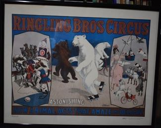 Rare! Barnum and Bailey, Ringling Bros, and More Circus Posters in Beautiful Condition !