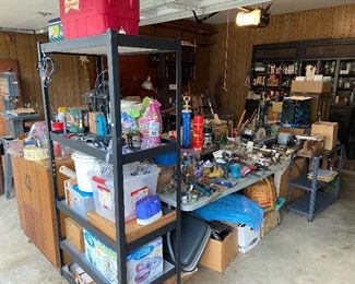 OH! The garage is packed too!