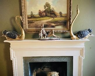 H. Petit oil painting