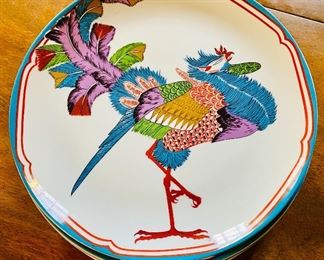 Briard Oriental peacock 