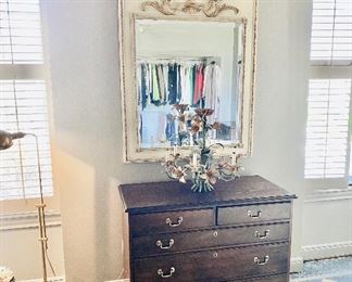 Virginia Galleries chest, Italian mirror